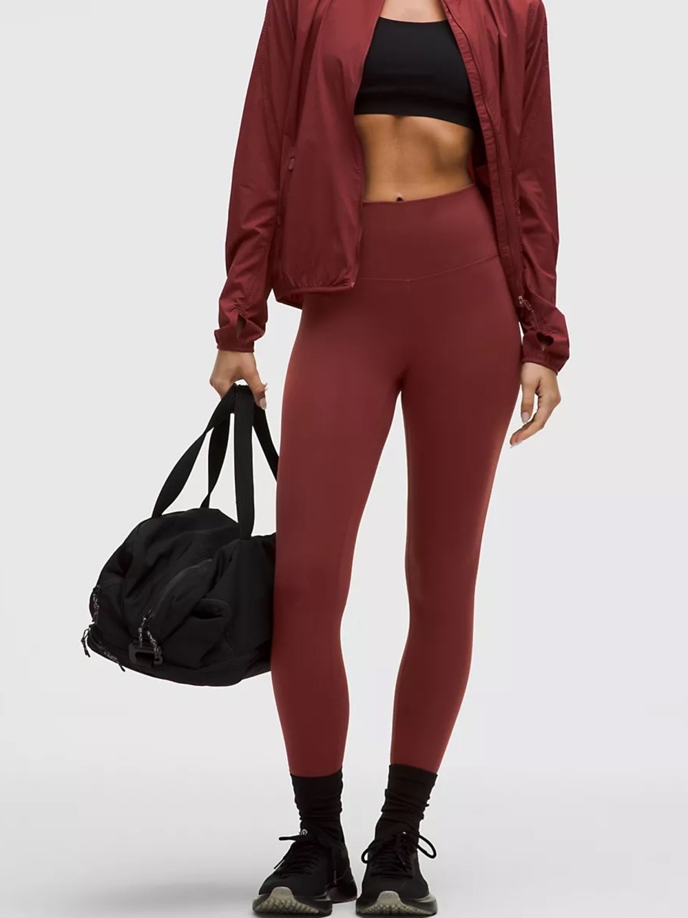 Lululemon Burgundy Leggings